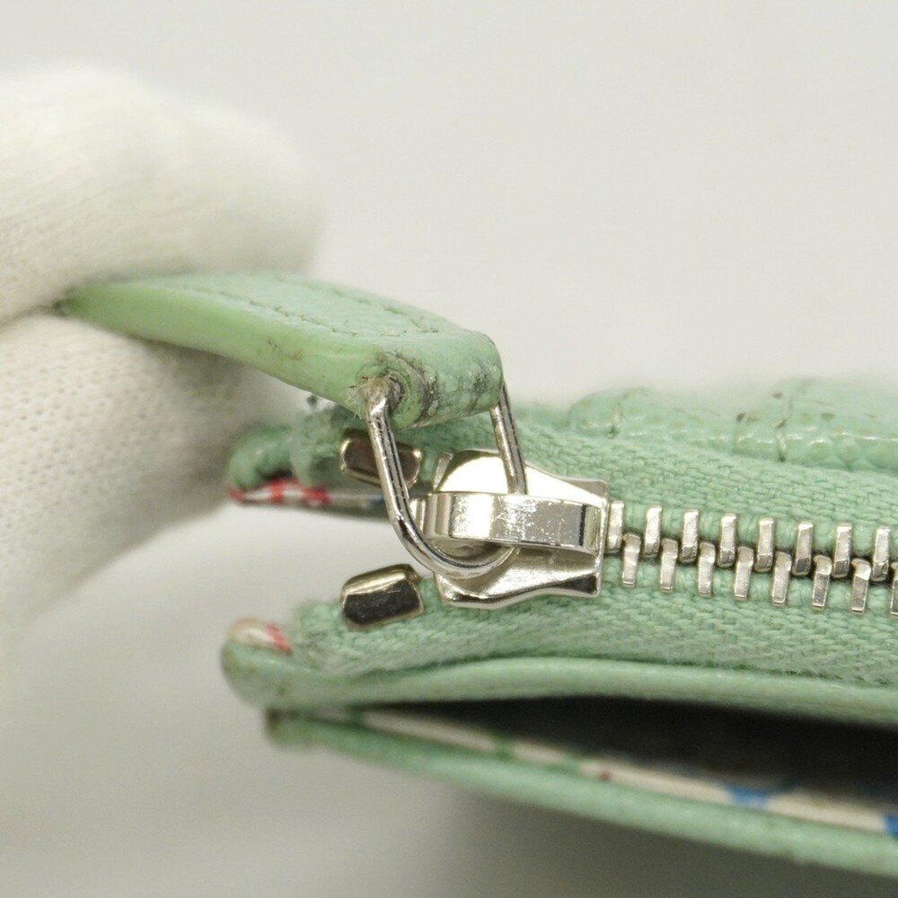 CHANEL Green Caviar Leather Wallet - Picture 5 of 11